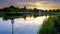 Emsworth Mill and Peter Pond at Sunset