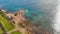 Emu Bay coastline, Kangaroo Island from drone, Australia