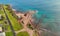 Emu Bay coastline, Kangaroo Island from drone, Australia