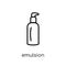 Emulsion icon. Trendy modern flat linear vector Emulsion icon on