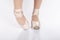 En Pointe left flat right INCORRECT enpointe front on teachers perspective