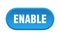 enable button