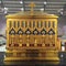 Enamel Gold Sanctuary Tabernacle of the Apostles with Top Crucifix