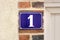 Enameled house Number 1