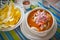 Encebollado, fish stew, typical ecuadorian dish