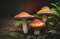 Enchant the beauty of mushrooms at close range