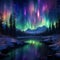 Enchanted Aurora: A Magical Display of Dancing Colors
