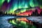 Enchanted Aurora: spellbinding panorama showcasing the ethereal beauty of the Northern Lights dancing across the night sky
