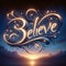 Enchanted \\\'Believe\\\' Script in Twilight