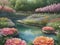 Enchanted Bloomscape, Cinematic Flower Garden Wallpaper in Vibrant Colors