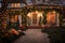 Enchanted California Evening: Holiday Glow in Suburban Serenity