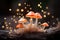 enchanted Crystal Cluster Mushroom magical fairytale world