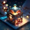 Enchanted Elegance: Christmas Gifts and Decorations Wonderland AI Generative By Christmas ai