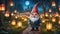 Enchanted Evening with a Garden Gnome