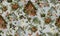 Enchanted forest seamless repeat pattern.