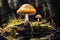 Enchanted Fungi: A Vibrant Encounter on a Deadly Field