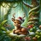 Enchanted Holiday Fawn