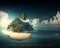 Enchanted Isle: Fantasy Island Escape Illustration