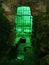 Enchanted magical green prison cave