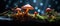Enchanted Mushroom Realm: A Luminous Dance of Nature and Fantasy. Generative AI