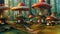 Enchanted Mushroom Village