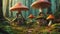 Enchanted Mushroom Village