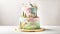 Enchanted Unicorn Fantasy Cake with Whimsical Fairy Tale Elements