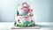 Enchanted Unicorn Fantasy Cake with Whimsical Fairy Tale Elements