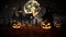 Enchanting All Hallows\\\' Eve Eyes of Jack O\\\' Lanterns, Trick-or-Treating, and Spooky Halloween Delights. created wi