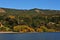 Enchanting autumn lake scene in san martin de los andes and lolog lake views