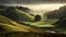 Enchanting British Landscapes: Captivating Ravine Photograph Of Denmark Hills