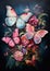 Enchanting Butterflies: A Whimsical Floral Fantasy by Nick Knigh