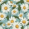 Enchanting Daisy Art Seamless Elegance