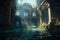 Enchanting Depths: Sunken Palace, Mermaids & Seaweed in 8k Concept Art