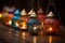 Enchanting Diwali Lanterns: Vibrant Colors and Intricate Designs Illuminate the Night