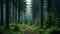 Enchanting European Forest Moody, Green, And Atmospheric