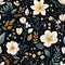 Enchanting floral patterns for prints