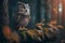 Enchanting Forest: Incredible Details & Wise Owl in Unreal Engine 5\\\'s Epic Compositio
