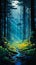 Enchanting Forest Stream: A Luminous Journey Through Avatar\\\'s Su