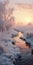 Enchanting Frosty Scenery A Captivating National Geographic Style Image