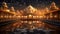 the Enchanting Glow of a Diwali-Adorned Temple