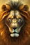 The Enchanting Lion: Stunning Artwork with Precise Details