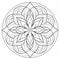 Enchanting Mandala Flower Coloring Pages For Relaxation