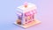 Enchanting Miniature 3D Shop: A Delightful Microcosm of Cuteness