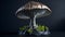 Enchanting Mushroom Decoration Created With Generative Ai
