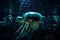 Enchanting Neon Jellyfish: Ultra HD Underwater Delight