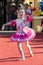 Enchanting Performance: Young Kid Ballerina Shining on the Public Stage for World Dance Day