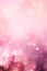 Enchanting pink fireworks and sparkling bokeh on a soft purple gradient, perfect for celebrations and festive designs