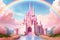 Enchanting Pink Princess Castle: Fairy-Tale Magic