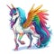 Enchanting realm of our majestic unicorn - a symbol of hope, magic, and love. Generative Ai